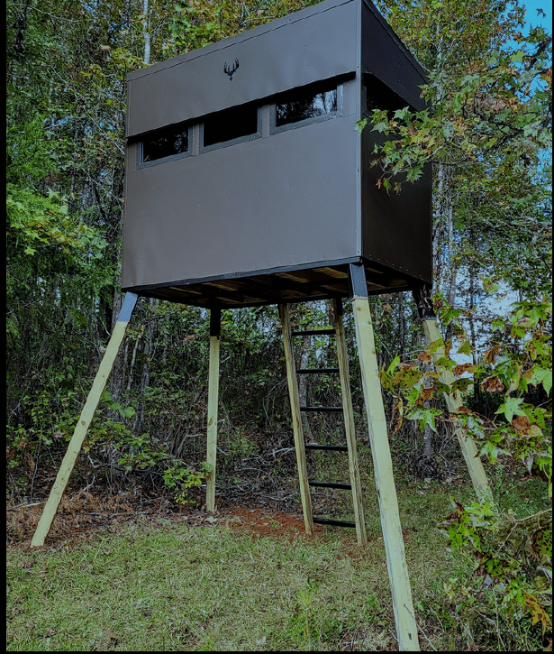 Sad Daddy Hunting Blinds 4X8 BLIND W/ 8' ELEVATION KIT