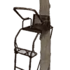 Big Game BGM_LS3811 Warrior DXT Ladderstand, 17' Ladderstand, FlexTek Seat, Padded Shooting Rail & Armrests, Footrest