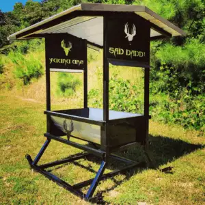 Sad Daddy Hunting Blinds 6' STEEL TROUGH FEEDER