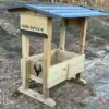 Sad Daddy Hunting Blinds 4' WOODEN TROUGH FEEDER