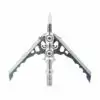 Rage R38100 Hypodermic NC Broadhead 100gr, 2 Blade, 2" Cut, 3 Pack
