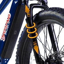 E-Scout Off-Road E-Bike (Blue) - Image 4