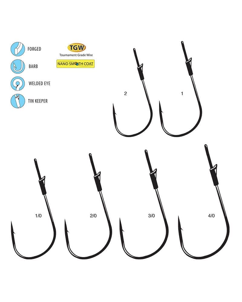 Gamakatsu 357214 Gamakatsu G-Finesse Heavy Cover Worm (4 Pack) - Nano Coat - Image 3