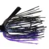 Dirty Jigs NJSJBP-38 No-Jack Swim Jig; Black Blue & Purple; 3/8oz