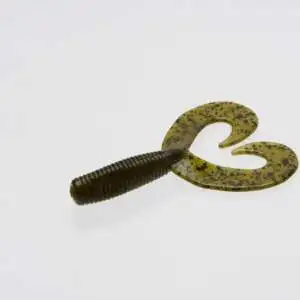 ZOOM 034-025 ZOOM Fat Albert Twin Tail 3.5" Green Pumpkin