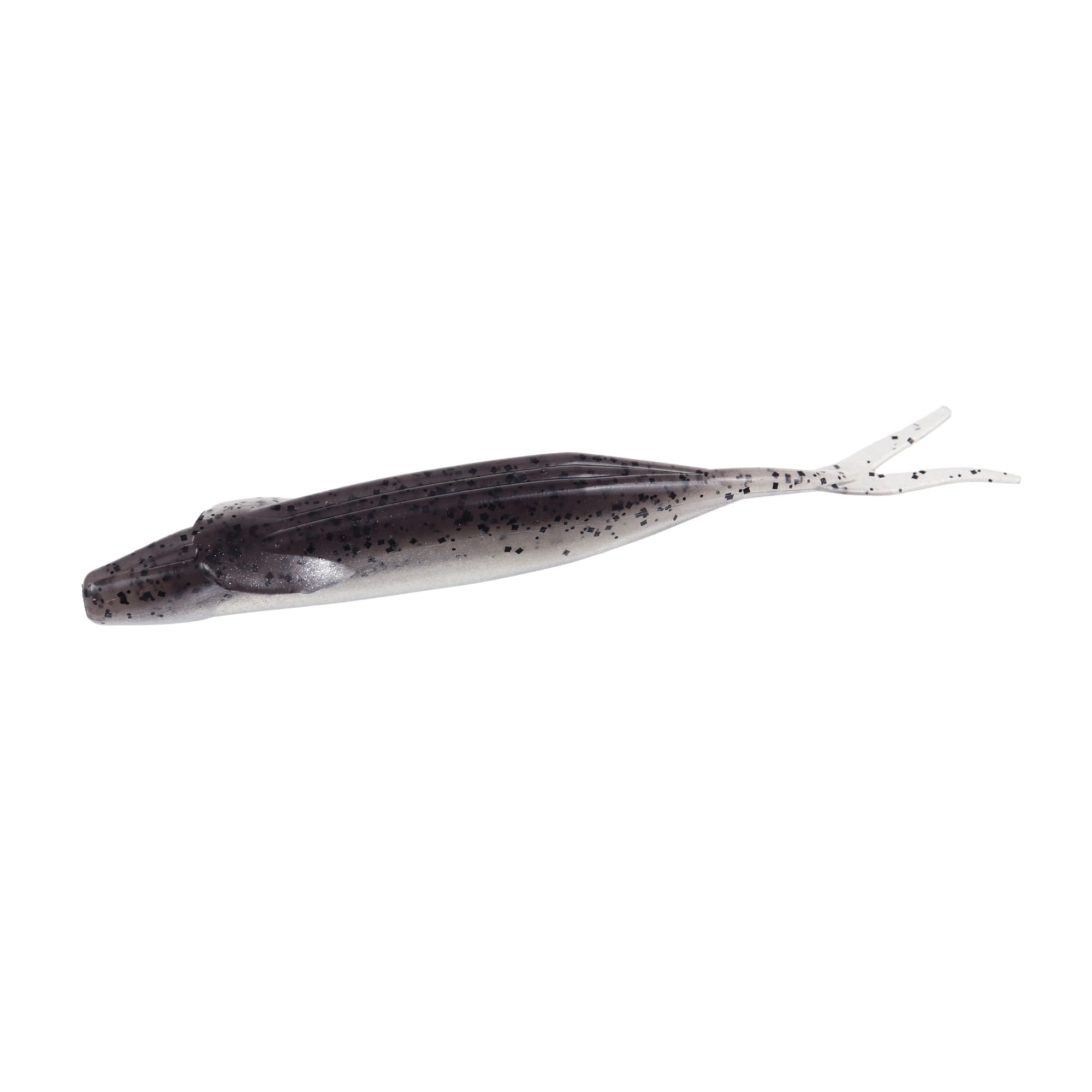 Zoom Winged Fluke 5'' Smoke Pepper Clear 6pk - Image 2