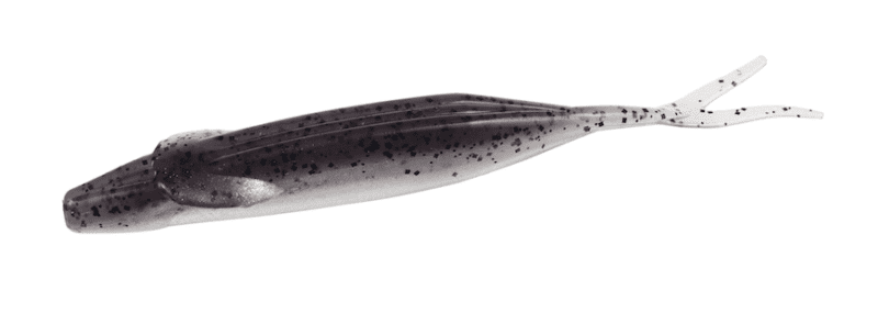 Zoom Winged Fluke 5'' Smoke Pepper Clear 6pk