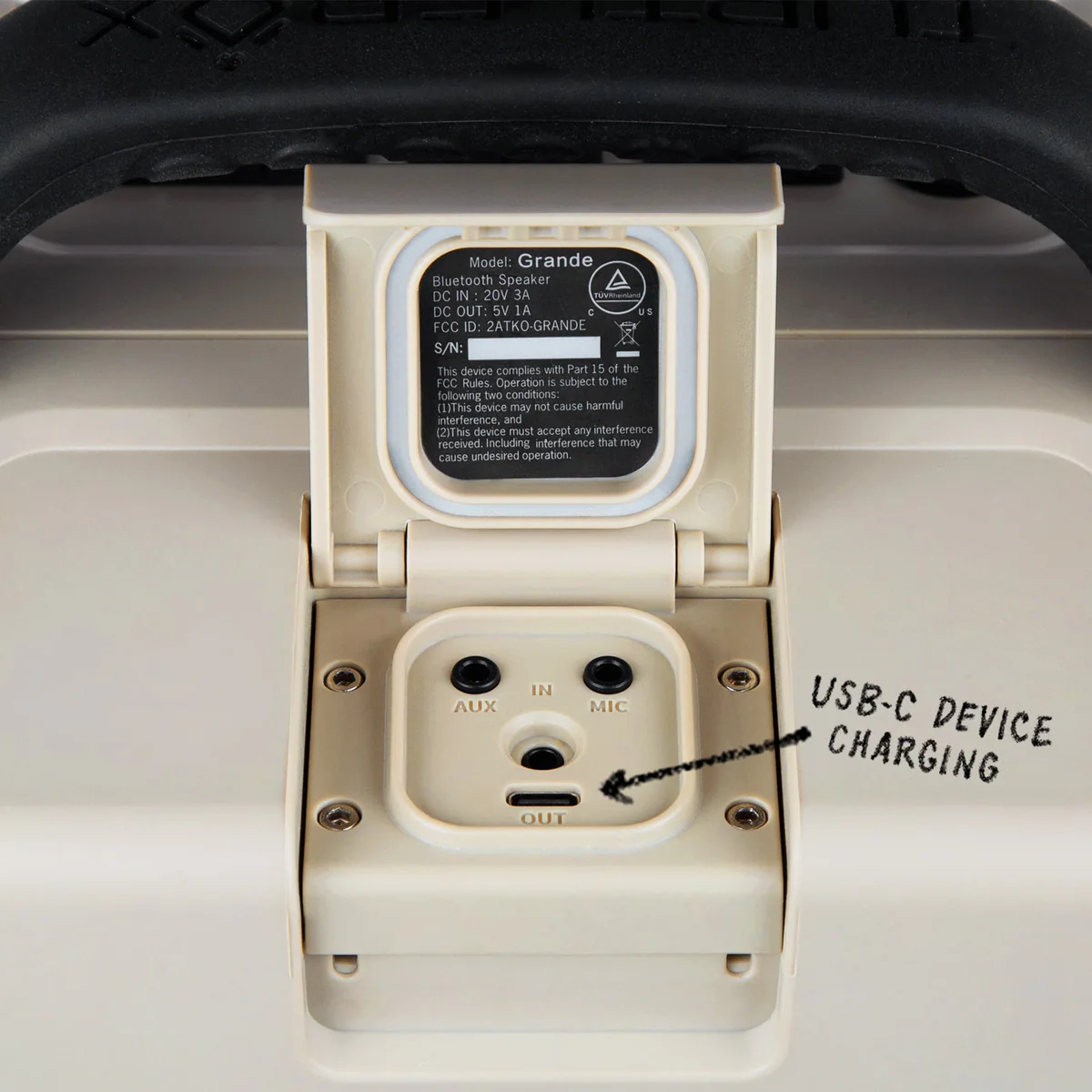 Turtlebox Grande Speaker - Tan - Image 5