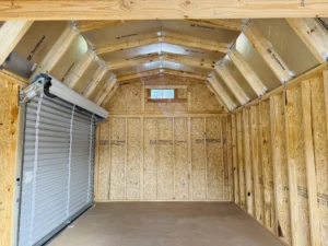 Inside a H&H Shed