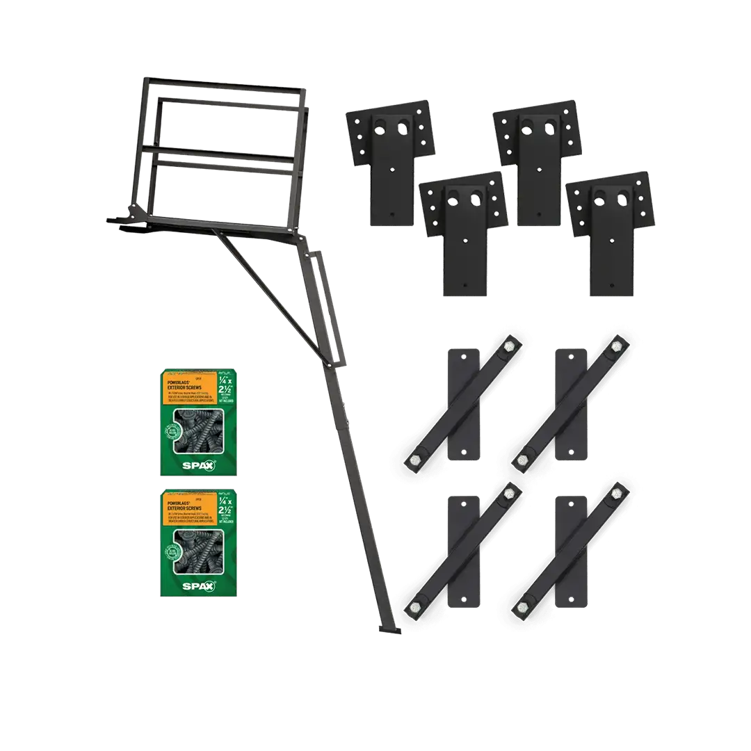 Shadow Hunter DIY Wood Elevation Bundle (Stair/Platform + Brackets + Anchors)