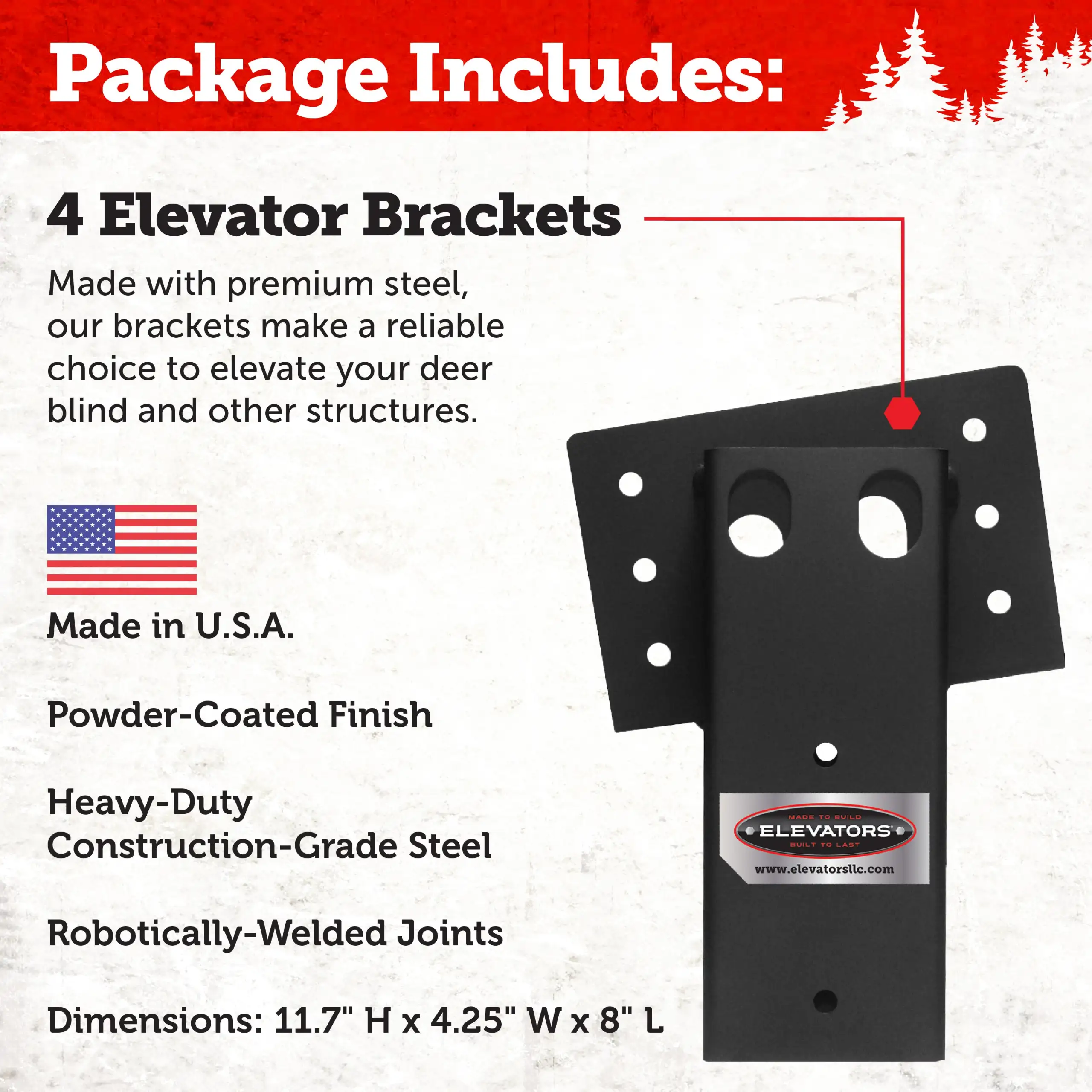 Shadow Hunter DIY Wood Elevation Bundle (Stair/Platform + Brackets + Anchors) - Image 2