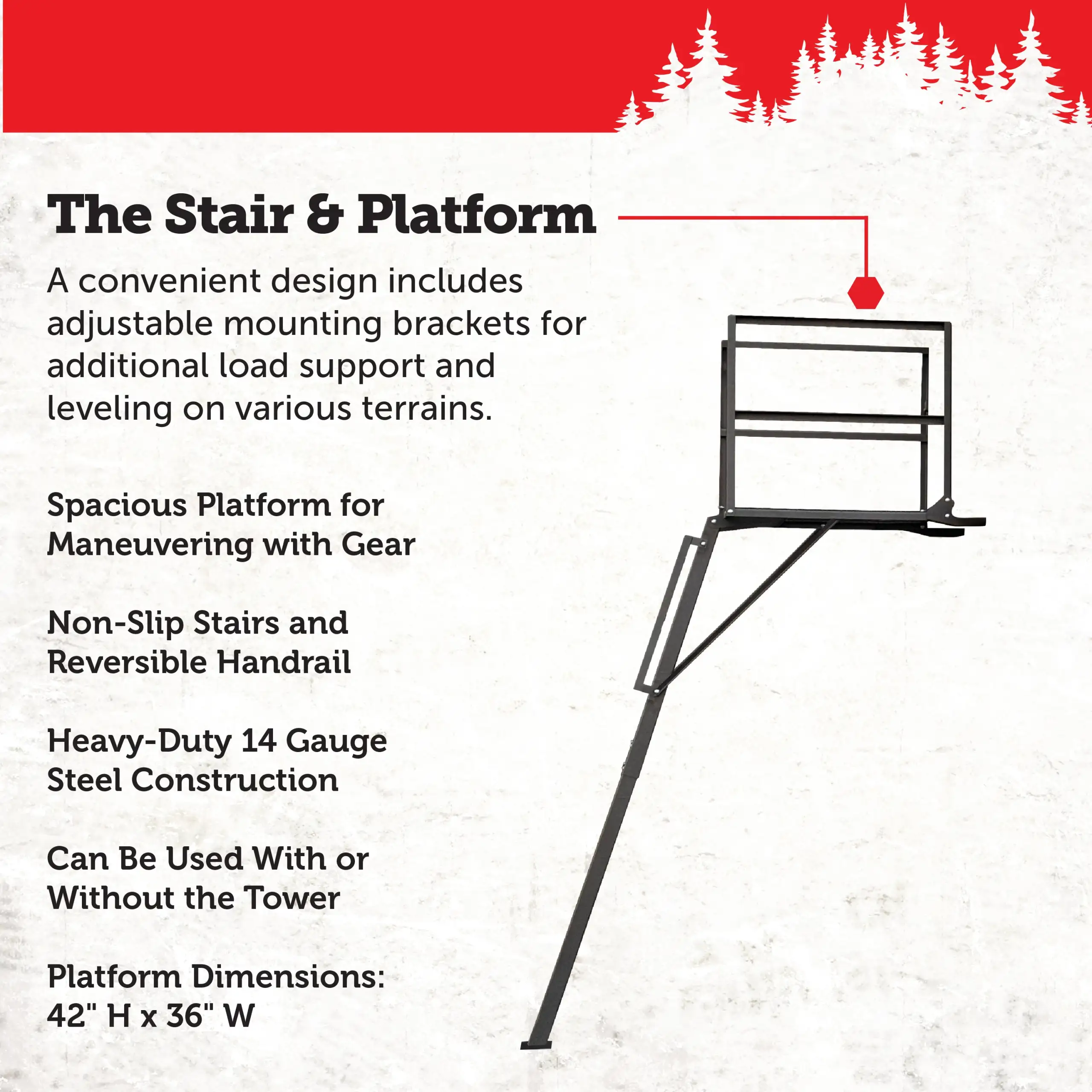 Shadow Hunter DIY Wood Elevation Bundle (Stair/Platform + Brackets + Anchors) - Image 3