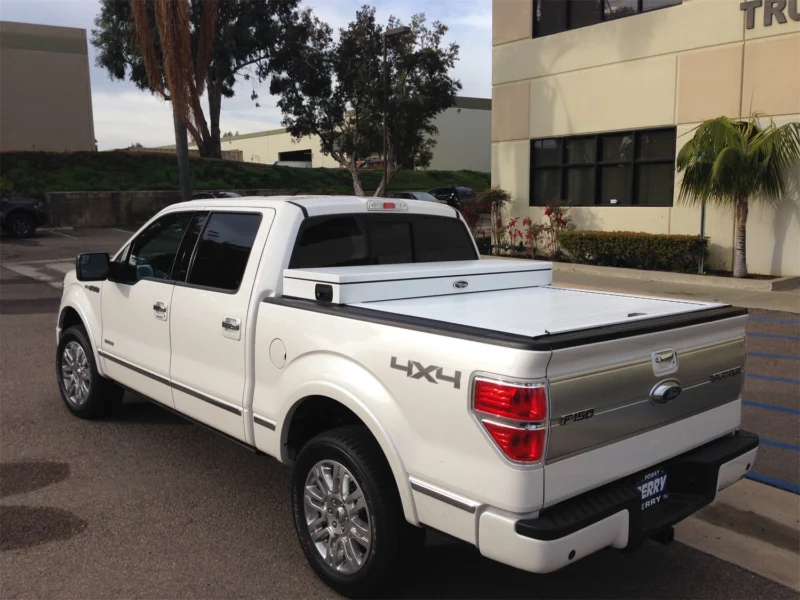 Truck Covers USA CRT446-AWHITE - Toolbox Cover Combo